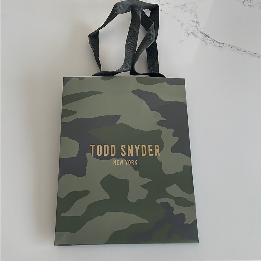 Todd Snyder Camouflage Shopping Bag (small)